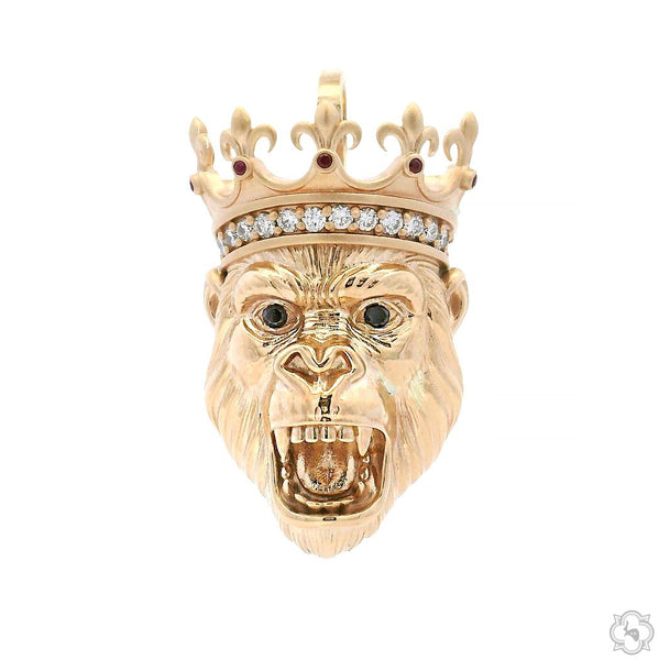 Gorilla King of the Jungle Pendant | TraxNYC