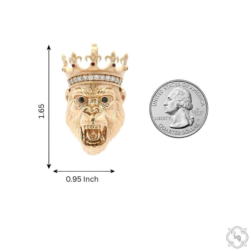 Gorilla King of the Jungle Pendant 70649 - Image 8