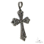 Black Diamond Gothic Celestial Cross Pendant 68845 - Image 2