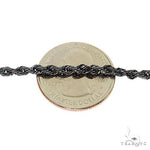 Gothic Style Black Diamond Cross Pendant Set 68713 - Image 5