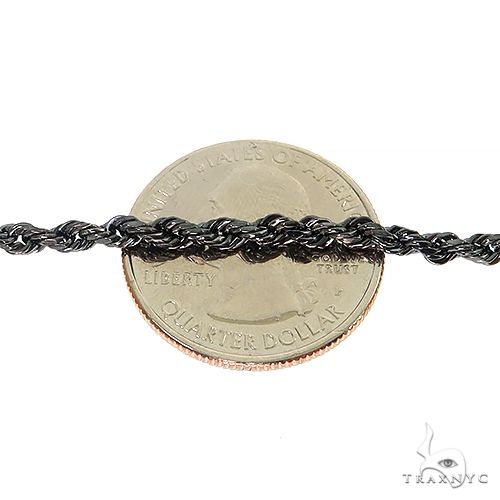 Gothic Style Black Diamond Cross Pendant Set 68713 - Image 5