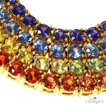 Graduated Rainbow Sapphire Chain 67586 - Image 4