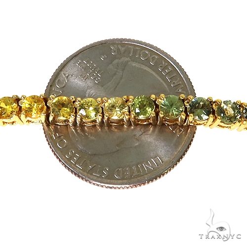 14K Gold tennis chain, 4 mm, photo 5 of 6