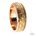 Greek Motif Men's Wedding Band  69127 - Image 2