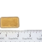 Greek Motif Dog Tag Pendant with 1 Ounce PAMP Suisse Bar Lady Fortuna 65515