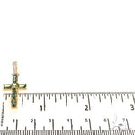 Green Sapphire Cross Pendant 67461 - Image 5