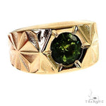 Solitary Tuxedo Green Tourmaline Ring 68818 - Image 2