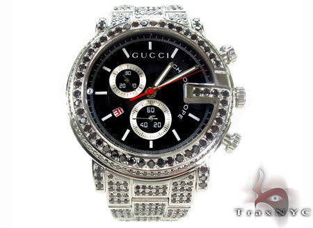 Gucci G-Chrono Black Diamond Watch YA101309 33434 - Image 2