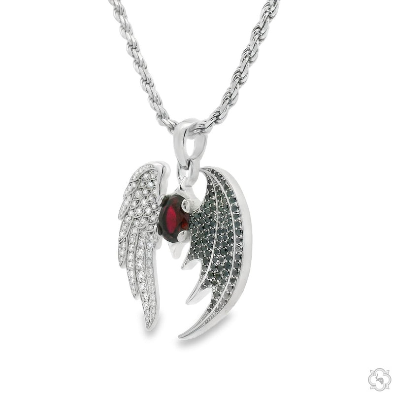 Half Angel Half Bat Pendant, photo 5 of 8