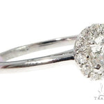 Halo Diamond Engagement Ring 64499 - Image 4