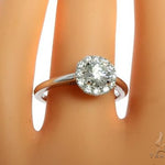 Halo Diamond Engagement Ring 64499 - Image 9