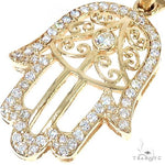 Hamsa Diamond Pendant 21194 - Image 4