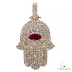 Hamsa Diamond Pendant 68094 - Image 1