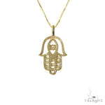 Hamsa Diamond Pendant Set 67333 - Image 3