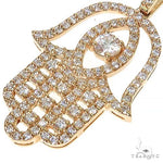 Hamsa Diamond Pendant Set 67333 - Image 4