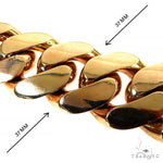 Handmade XXXL Solid Miami Cuban Chain 28 Inches 37mm 2977 - Image 3