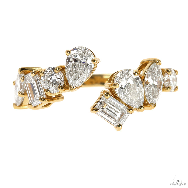 Harmony Of Shape Diamond Ring (Lab) in 14K gold, view 2