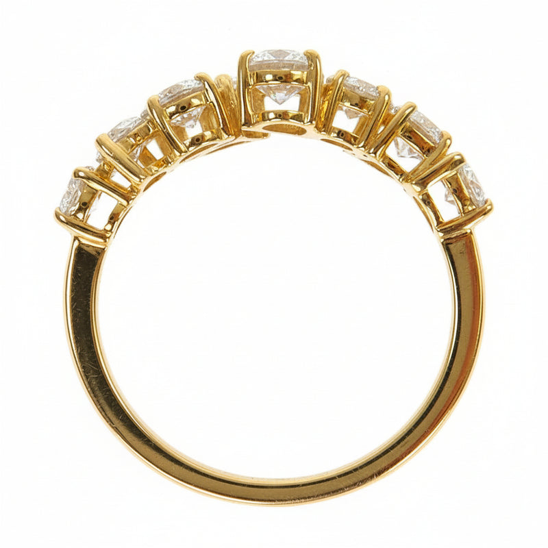 14K Gold Harmony Of Shape Diamond Ring (Lab), photo 6 of 9