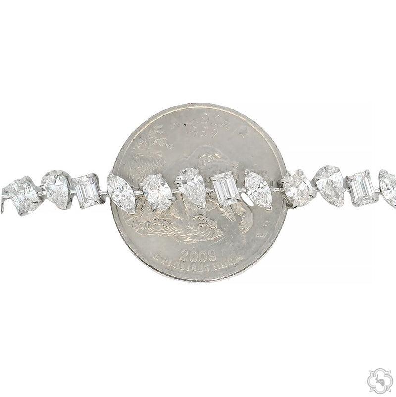 14K Gold Harmony of Shapes Lab-Grown Diamond Bracelet, photo 5 of 6