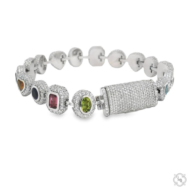 Harmony of Shapes Gemstone Bracelet 70194 - Image 3