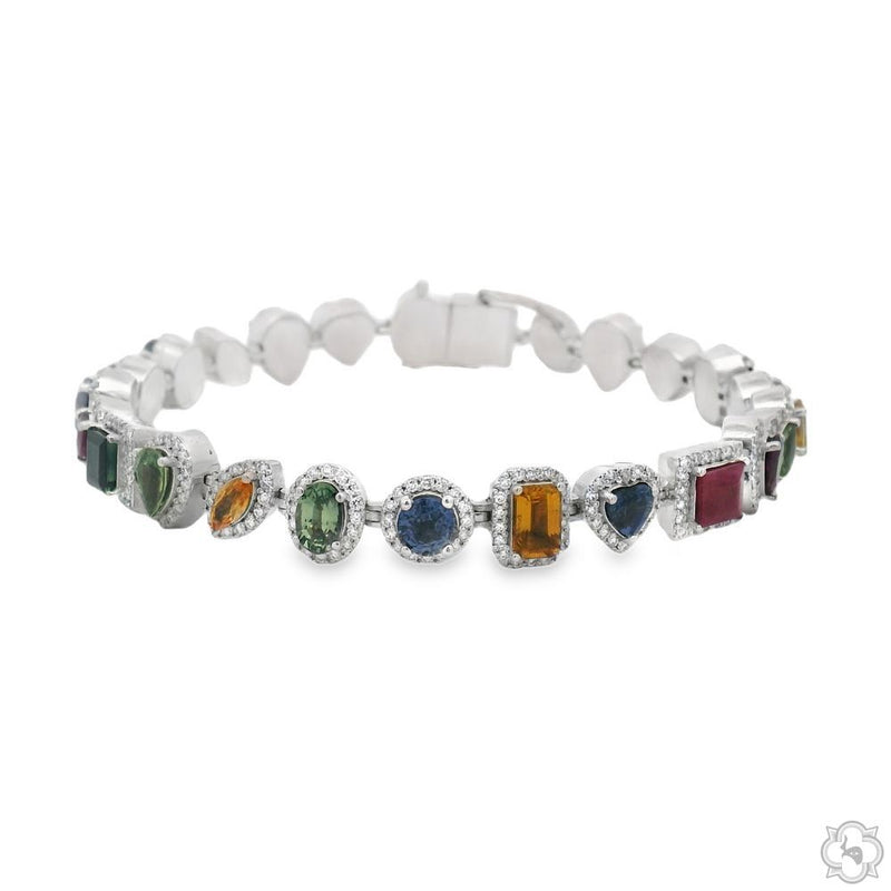 Harmony of Shapes Gemstone Bracelet 70195 - Image 1