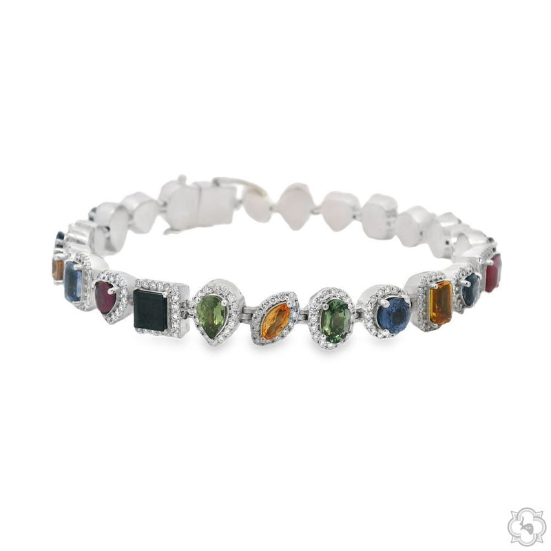 Harmony of Shapes Gemstone Bracelet 70195 - Image 2