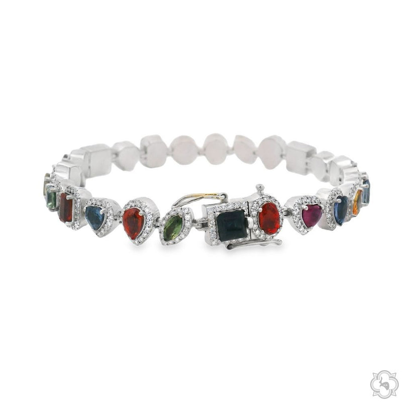 Harmony of Shapes Gemstone Bracelet 70195 - Image 4