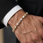 Harmony Shape Diamond Tennis Bracelet 71629