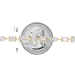Harmony Shape Diamond Tennis Bracelet 71629