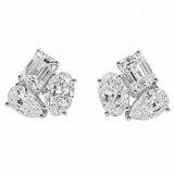 14K Gold Harmony Trio Lab-Grown Diamond Earrings 71485