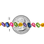 Harmony of Shapes Multicolor Sapphire Tennis Bracelet 71366