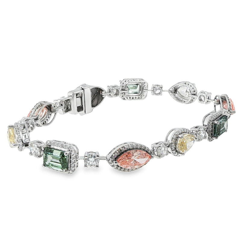 Harmony Shape Diamond Bracelet 71439