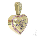 Heart Diamond Amethyst Pendant 49415 - Image 2