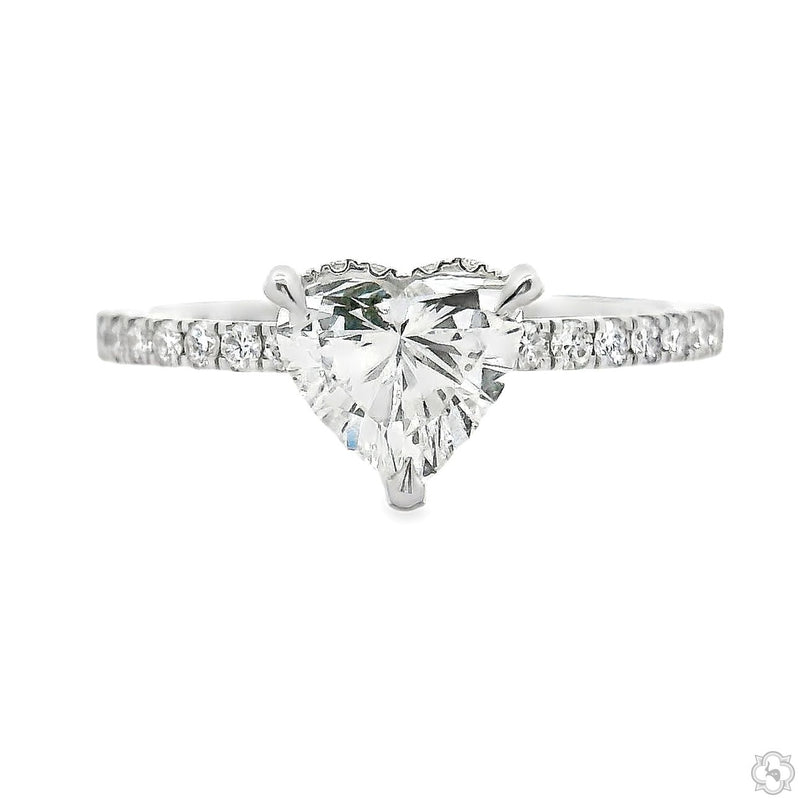 Heart Diamond Engagement Ring 70846 - Image 1