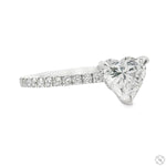 Heart Diamond Engagement Ring 70846 - Image 2