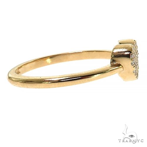 14K Gold Heart Diamond Ring, photo 3 of 6