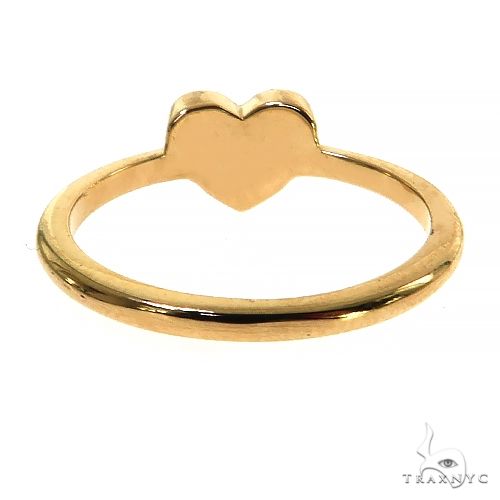 14K Gold Heart Diamond Ring, photo 4 of 6