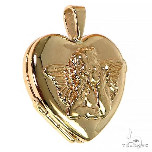 Heart Shape Angel Photo Pendant 68234 - Image 2