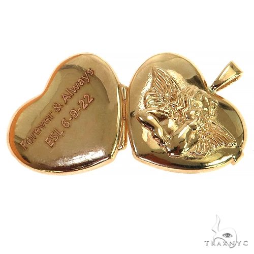Heart Shape Angel Photo Pendant 68234 - Image 6