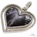 Heart Shape Spinning Photo Pendant 67998 - Image 3