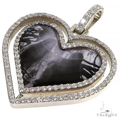 Heart Shape Spinning Photo Pendant 67998 - Image 3