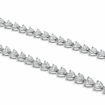 Heart Cascade Diamond Lariat Necklace 71630