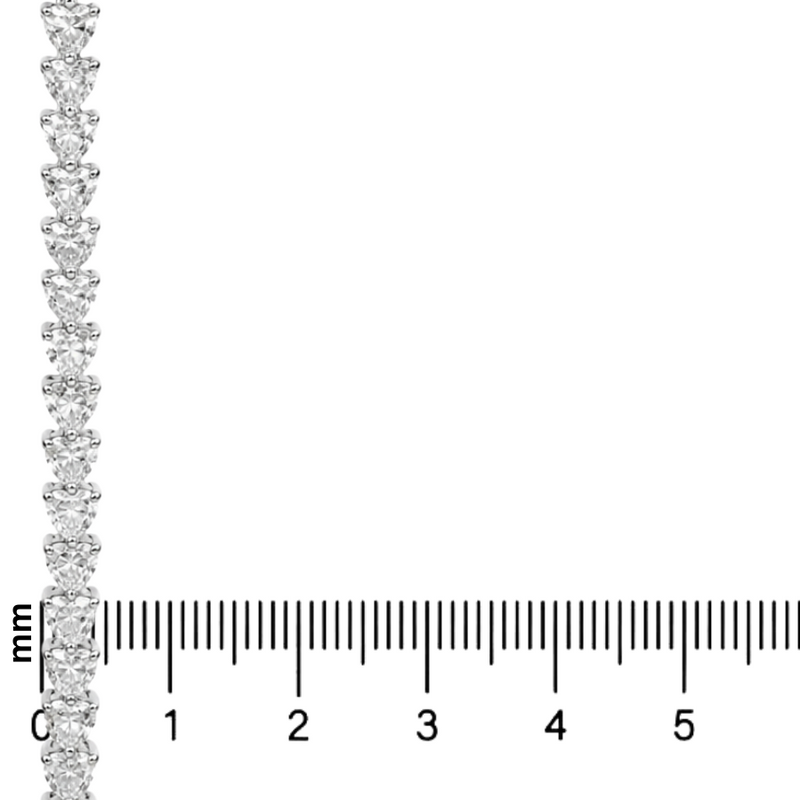 Heart Cascade Diamond Lariat Necklace 71630