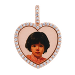 Heart Diamond Photo Pendant 20mm 71425