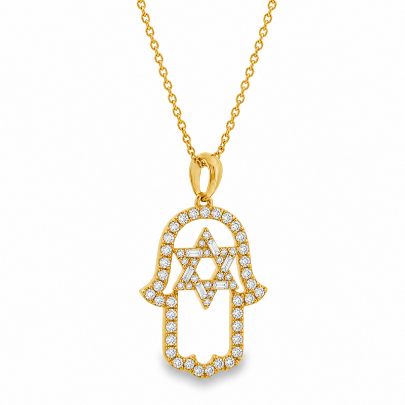Heavenly Star Hamsa Pendant 71827