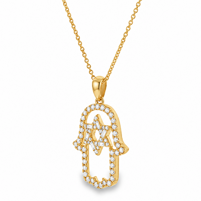 Heavenly Star Hamsa Pendant 71827