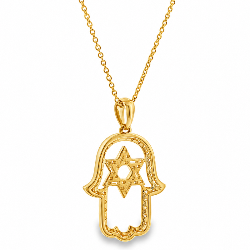 Heavenly Star Hamsa Pendant 71827