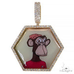 Hexagon Diamond Photo Pendant 68063 - Image 1