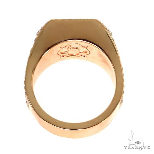 14K Gold Hexagon Trillion Cut Diamond TraxNYC Ring, photo 5 of 6