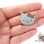 Hello Kitty Ruby Diamond Pendant 27080 - Image 9